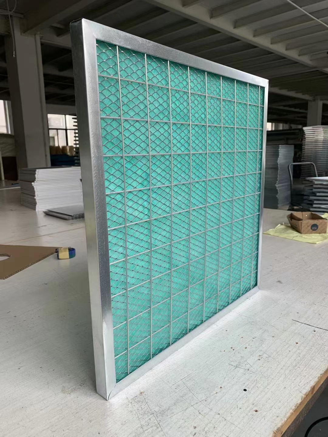 不銹鋼板式耐高溫初效過(guò)濾器